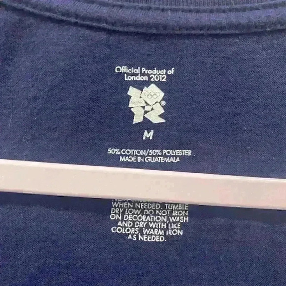 2012 London Olympics women navy t shirt Sz M - EUC - Picture 4 of 4